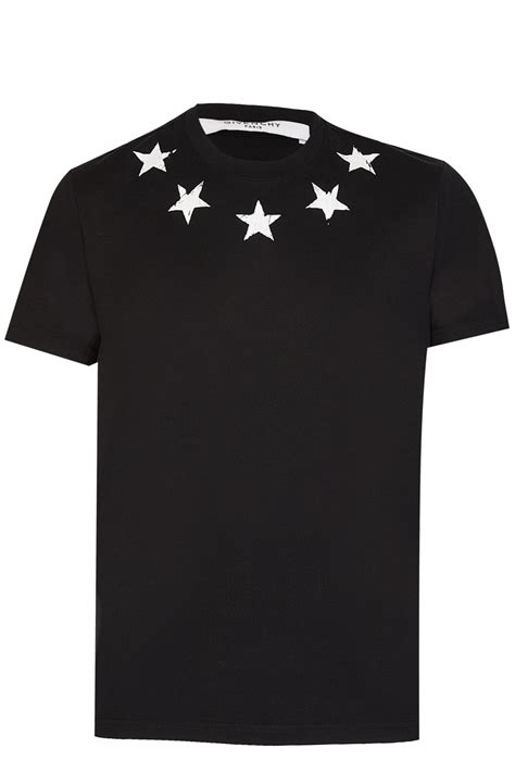 givenchy star|Givenchy graphic crewneck t shirt.